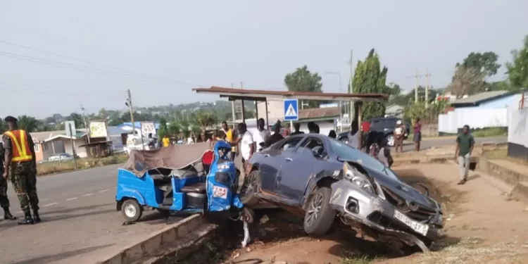 Three Severely Injured In A Vehicular Crash At Ho Barracks
