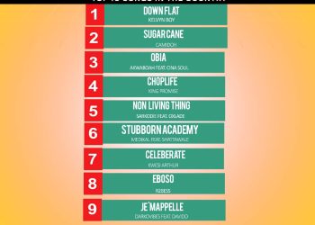 Plan B FM’s Showbiz Top 10 Music Chart In Ghana