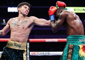 Ryan Garcia Records Early Knockdown In Dominant Win Over Emmanuel Tagoe