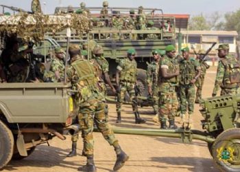 Military Officers Storm Ankaase In Oti Region Over Unapproved Speed Ramps Constructed