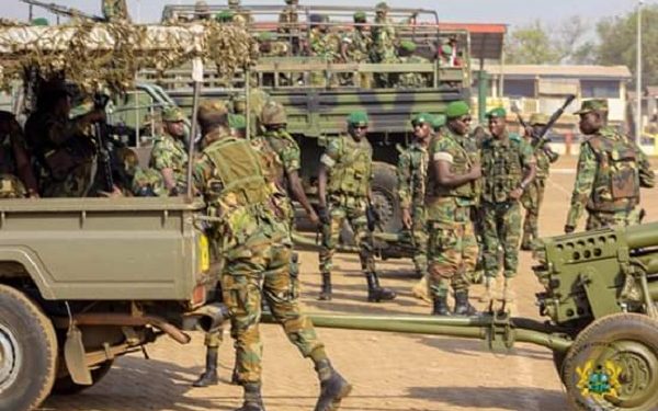 Military Officers Storm Ankaase In Oti Region Over Unapproved Speed Ramps Constructed