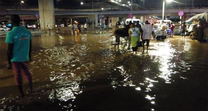 Parts Of Accra Floods Again After Several Hours Of Heavy Downpour