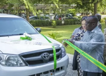 Revealed: Sir John used his own mining company to donate a car to the forestry commission which he was CEO and congratulated himself
