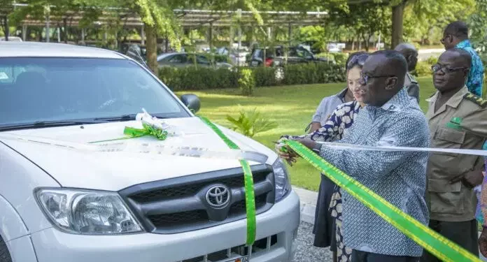 Revealed: Sir John used his own mining company to donate a car to the forestry commission which he was CEO and congratulated himself