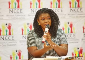 President Akufo-Addo swears in Kathleen Addy As New NCCE Chairperson