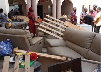 Tension Rises As Armed Police Ransack House of Church Of Ghana’s Leader