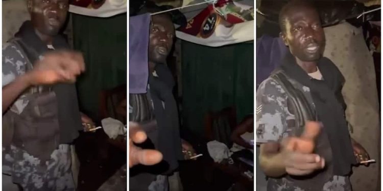 Police Service Interdict Officer Spotted Smoking Substance Suspected To Be Narcotic Drug In Viral Video