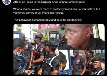 Police Arrest Three Protestors At The Arise Ghana Demo