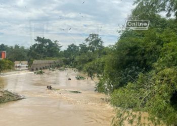Over 100 houses In Komenda Flattened Due To Overflowing Rivers