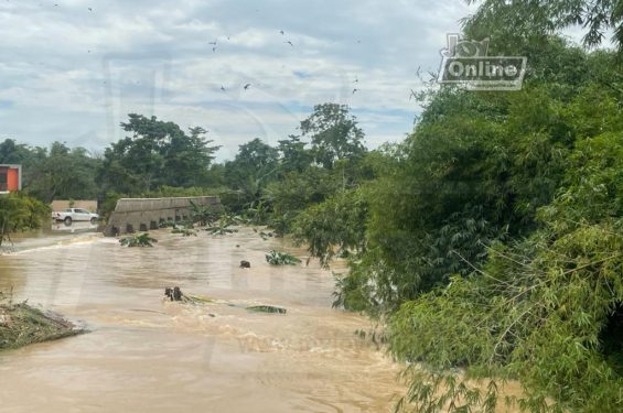 Over 100 houses In Komenda Flattened Due To Overflowing Rivers