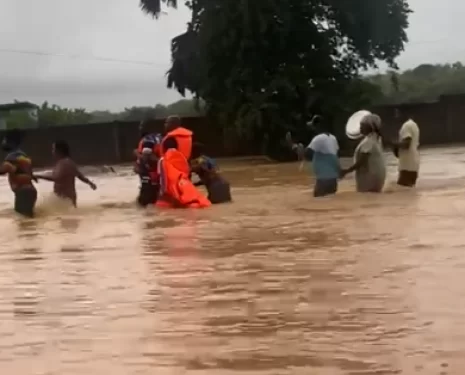 Thousands Stranded As Flood Waters Block Takoradi-Agona-Tarkwa Highway