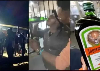 Man Dies After Drinking Full Bottle Of Alcohol In Two Minutes In A Bid To Win 100 Cedis [Video]