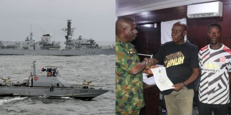 Nigerian Navy hands Over Rescued Ghanaians To Consulate