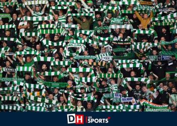 Not all of the UK is in mourning: Celtic supporters stand out with banners insulting the British monarchy