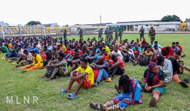 164 illegal miners arrested in Eastern Region