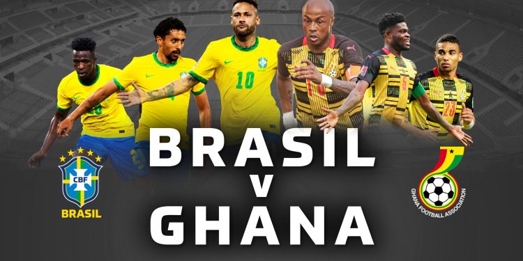Brazil and Ghana face off in Le Havre – France