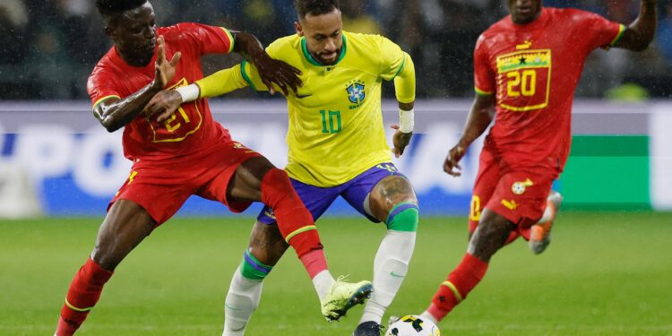 Brazil Wallop Ghana 3-0 in pre-World Cup friendly