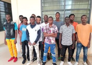 Cyber crime: 12 Nigerian, Burkinabe nationals arrested in swoop at Gomoa Manso