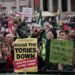 Thousands of protesters march through London calling for ‘immediate’ general election