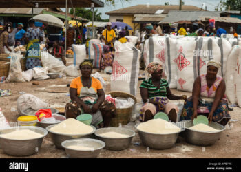 Prices of gari, sachet water reduce following low demand