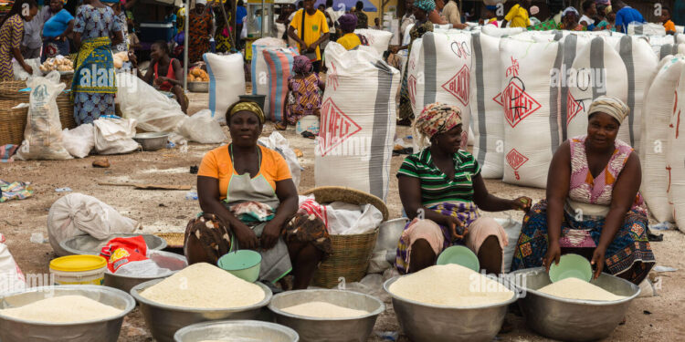 Prices of gari, sachet water reduce following low demand