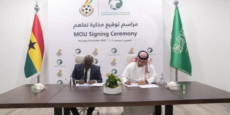 GFA signs MoU with Saudi Arabian Football Federation