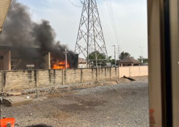 Achimota power station: ECG’s 33kV transformer destroyed by fire
