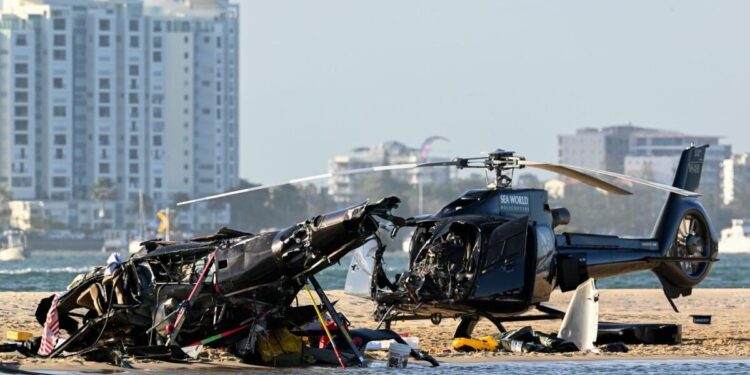 Australia helicopter collision: Four dead in mid-air incident over Gold Coast