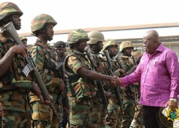 Ghana Armed Forces warn civilians wearing military pattern clothing