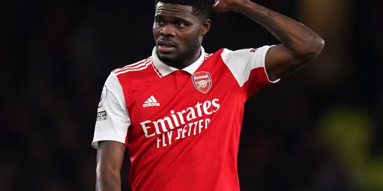 Thomas Partey left out on FIFA EA Sports Premier League team of the season nomination