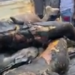 VIDEO: 3 suspected armed robbers burnt alive at Moseaso