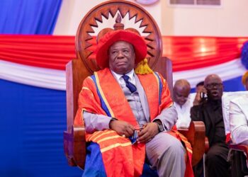 Neenyi Ghartey VII inducted into office as 2nd Chancellor of UEW