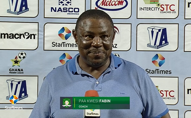 GPL: Aduana FC Coach Paa Kwesi Fabin charged for misconduct