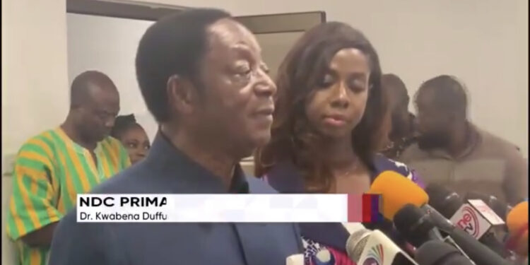 Dr Duffuor pulls out of NDC flagbearership race