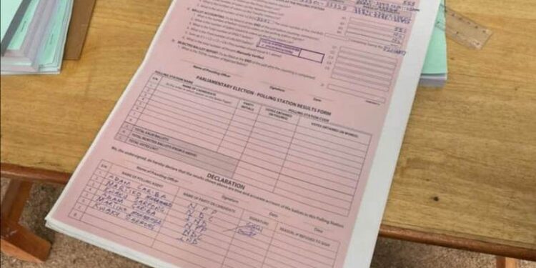 Kumawu: EC explains why signed pink sheet at Oyoko polling station was cancelled