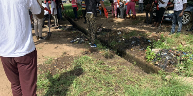 Tema Metro NASPA embarks on clean-up and tree planting exercise