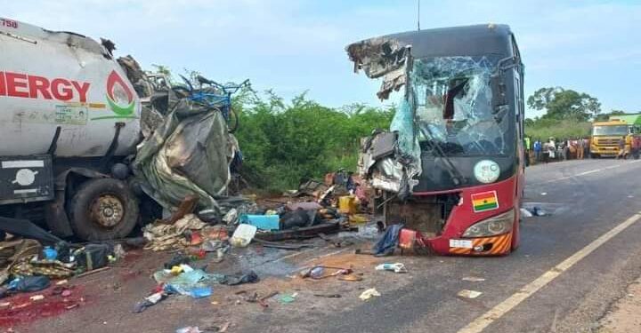 16 Dead, 40 injured in gory accident at Gomoa Okyereko