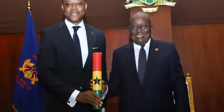 President Akufo-Addo swears in director of state protocol as high commissioner to Australia, five others as ambassadors