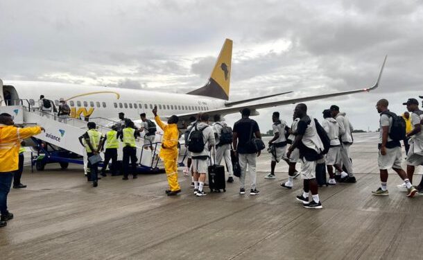 Black Stars leaves Ghana for AFCON Qualifier against Madagascar