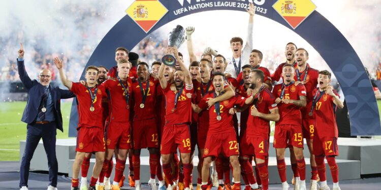 Spain win 2023 UEFA Nations League title after penalties