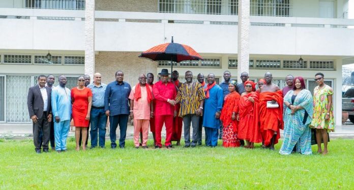 Ga Mantse courts GNPC’s support to develop the Ga State