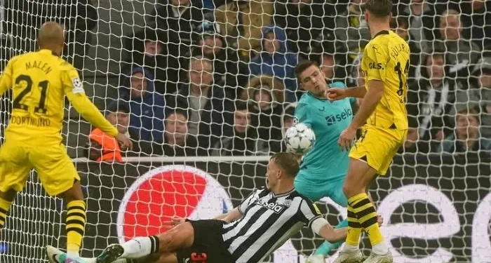 UCL: Newcastle 0-1 Borussia Dortmund: German giants stun Eddie How’s men at St. James Park