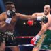 Tyson Fury escapes shock upset as Francis Ngannou is robbed of win after knock down