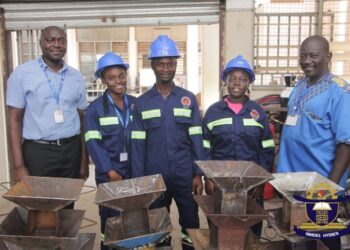 Kumasi Technical University 1st-year students mould coalpots to transform campus sustainability