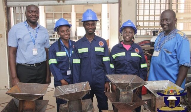 Kumasi Technical University 1st-year students mould coalpots to transform campus sustainability