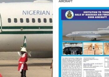 Nigerian Air Force Puts Up Presidential Aircraft For Sale, Invites Bidders.