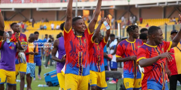 GPL: Ten-man Hearts of Oak recover from a goal down to beat Heart of Lions in Kumasi