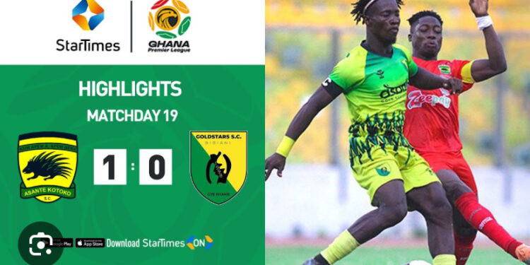 GPLW19: Asante Kotoko defeat Bibiani Gold Stars in Kumasi