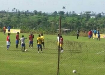GPL: Irate Kotoko fans storm training grounds to demand sacking of Coach
