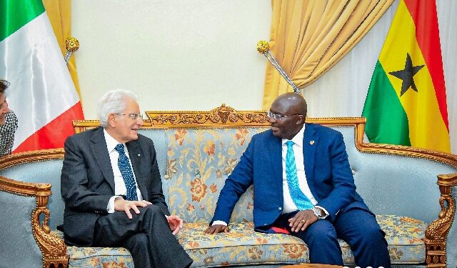 Italian President Mattarella lands in Ghana to deepen relations